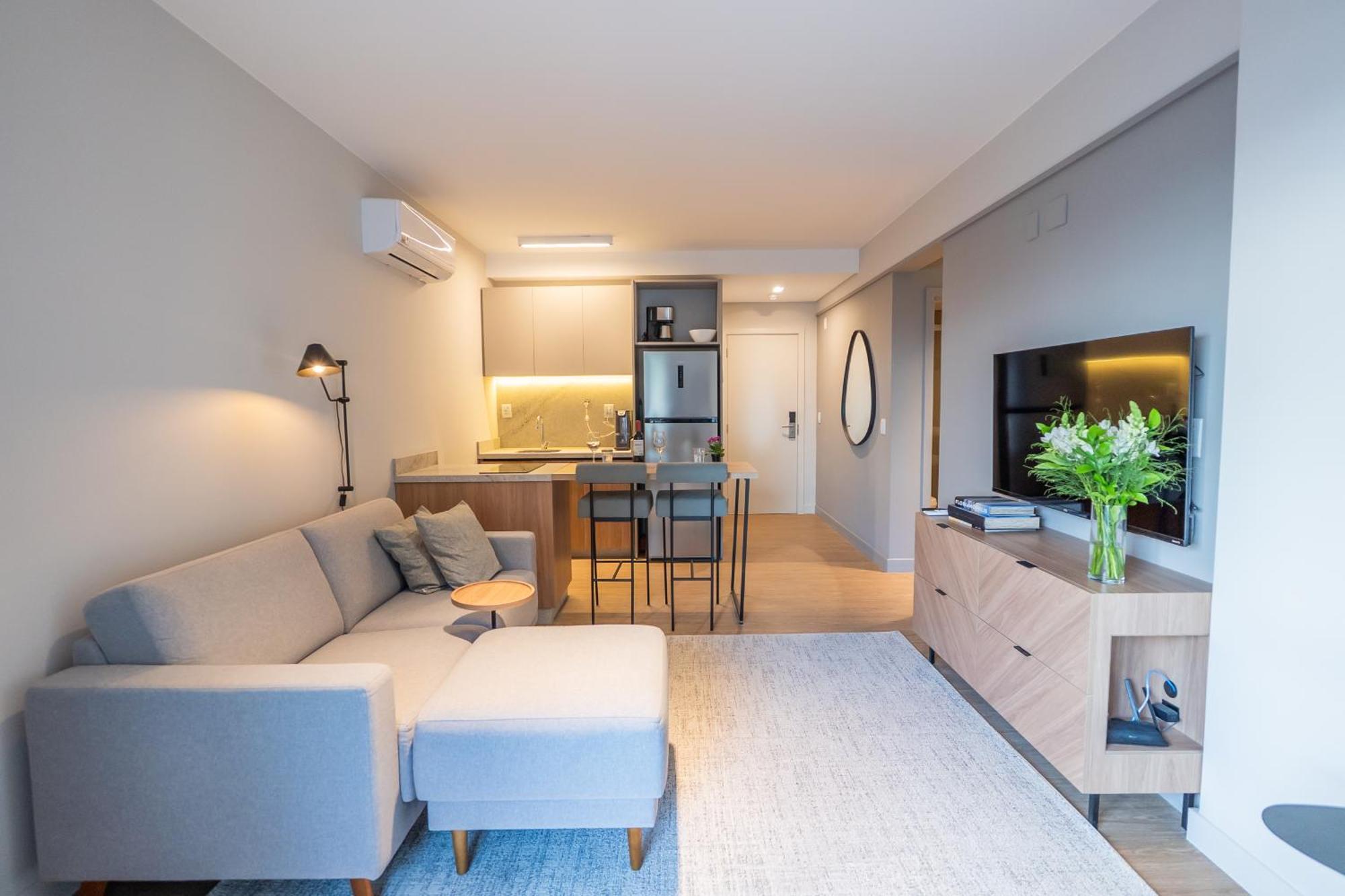 Apartamento The Bridge By Xtay - Estadia Com Lazer Completo Em Florianopolis